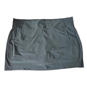 Athleta Soho Skort Women's Lined  Zip Pockets Hiking Tennis Active Size 22